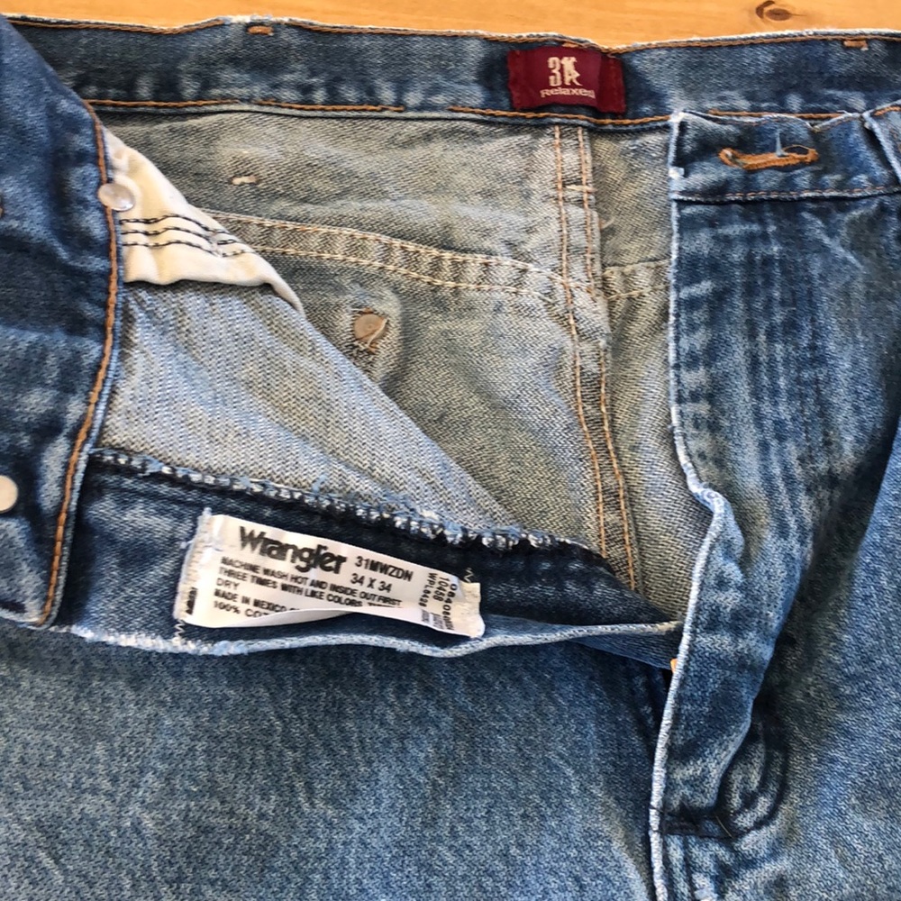 Vintage wrangler jeans 31MWZDN size 34x34